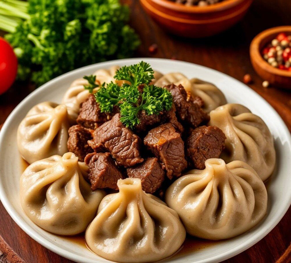 Хинкали с говядиной