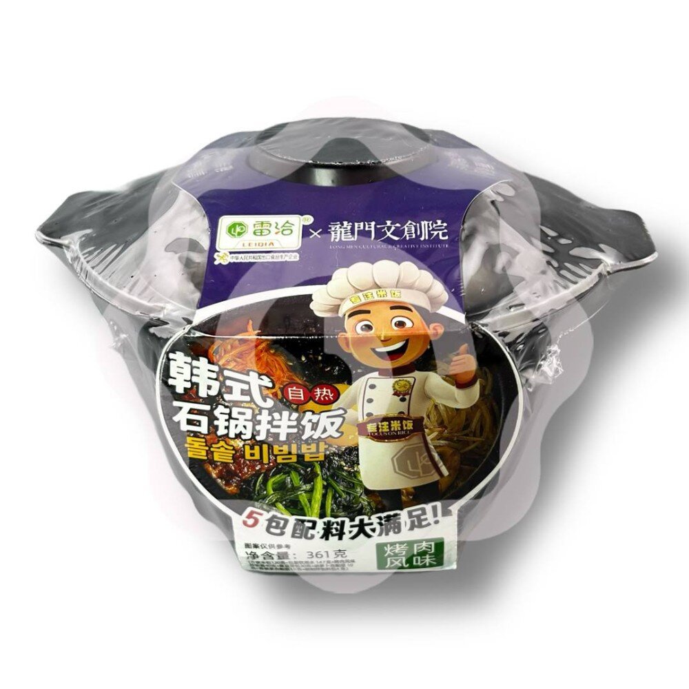 Рис саморазогревающийся LeiQia пибимпаб с Барбекю и овощами