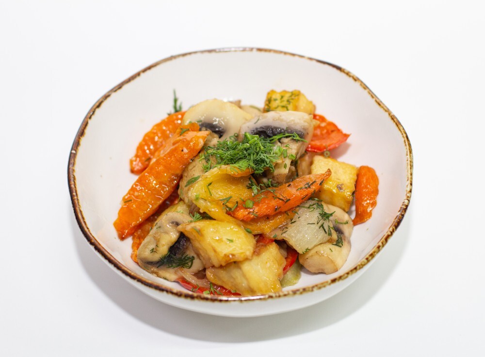 Жаркое с грибами