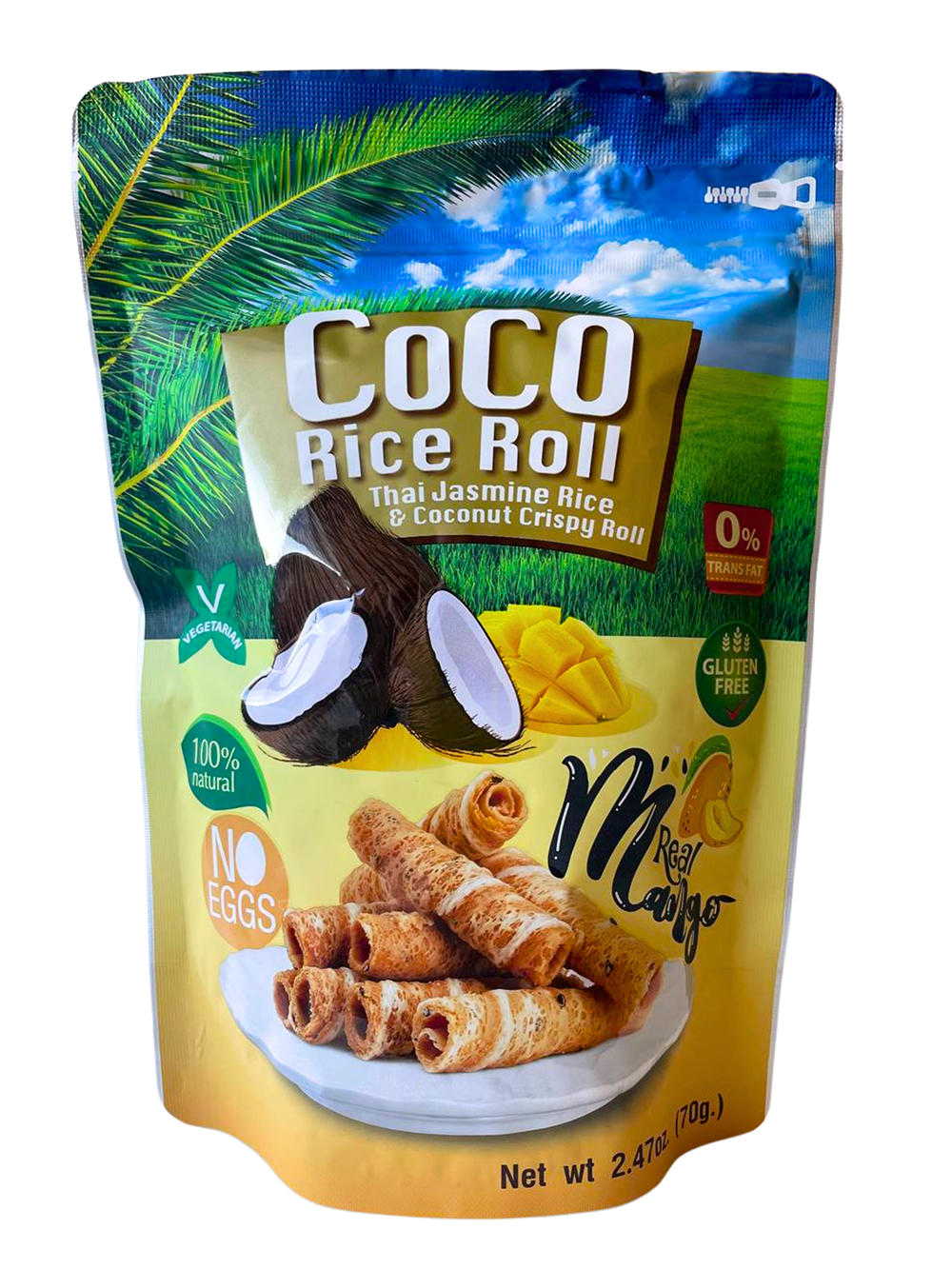 Тайские кокосовые роллы "COCO RICE" с Манго