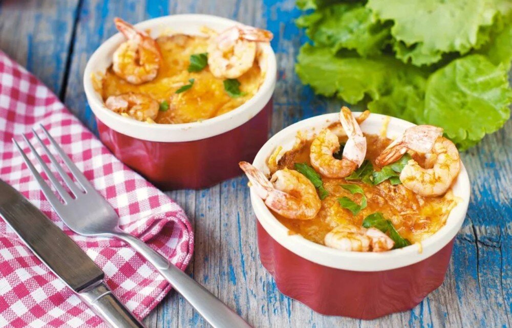 Жульен из морепродуктов