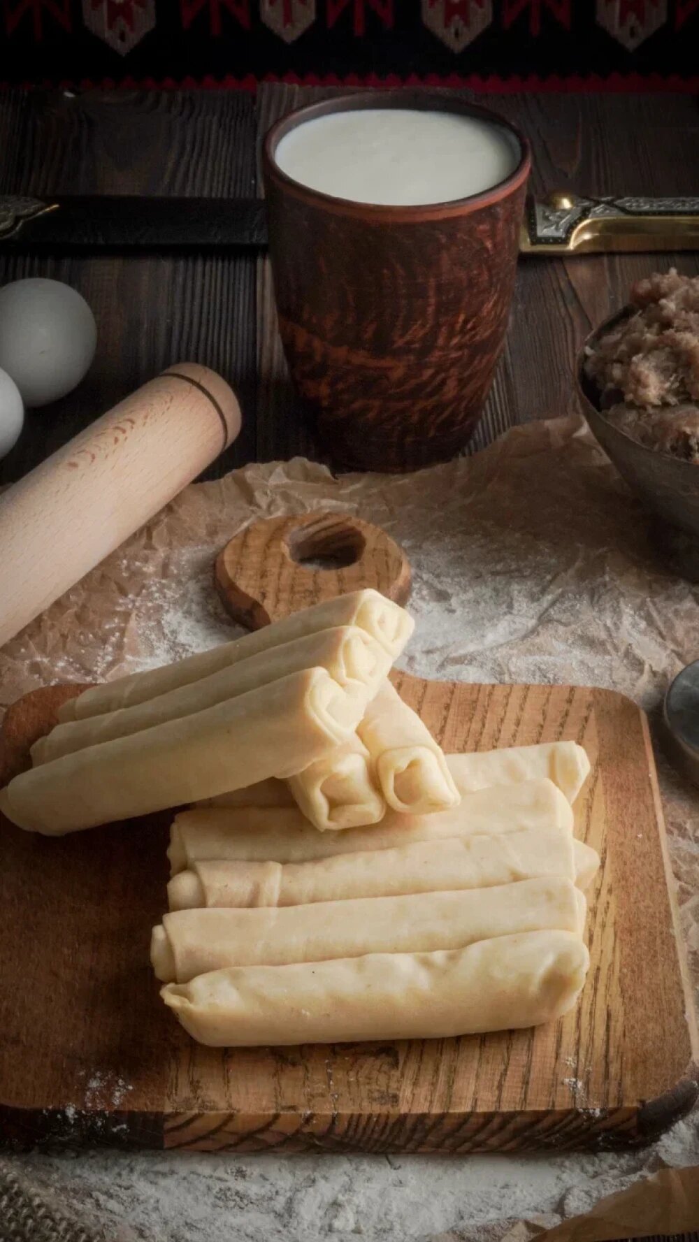 Блины с голландским сыром