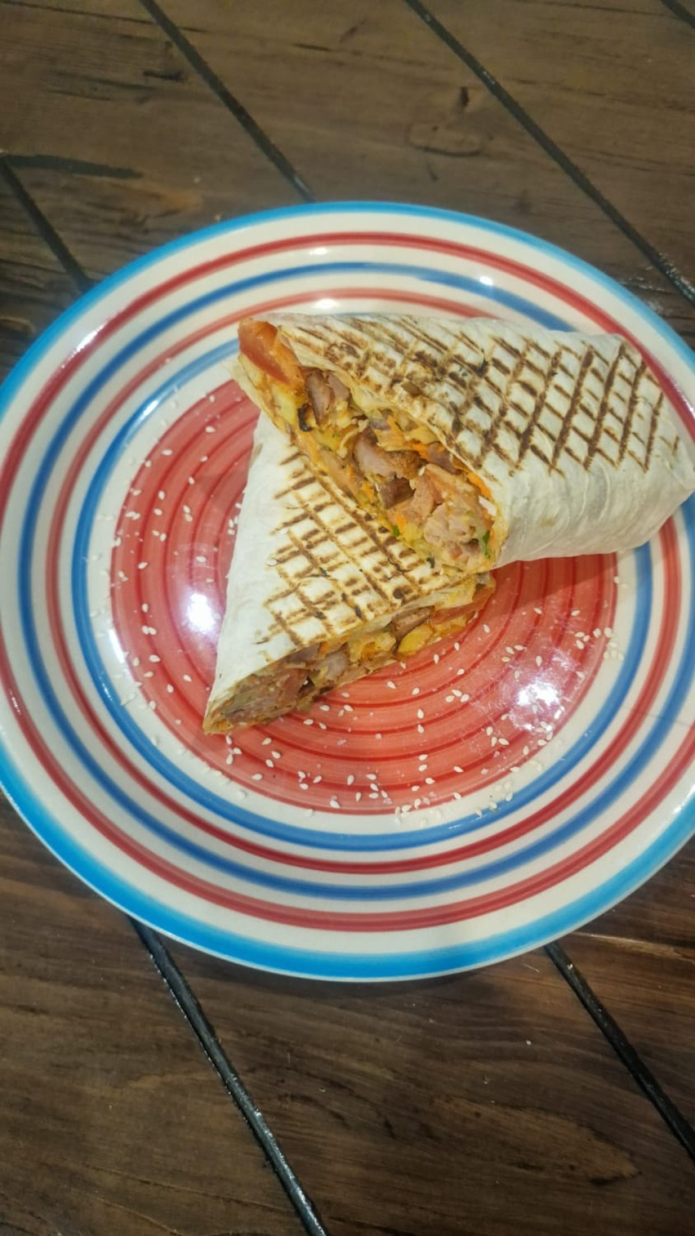 Шаурма куриная на мангале