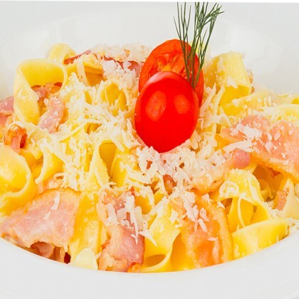 Паста карбонара.