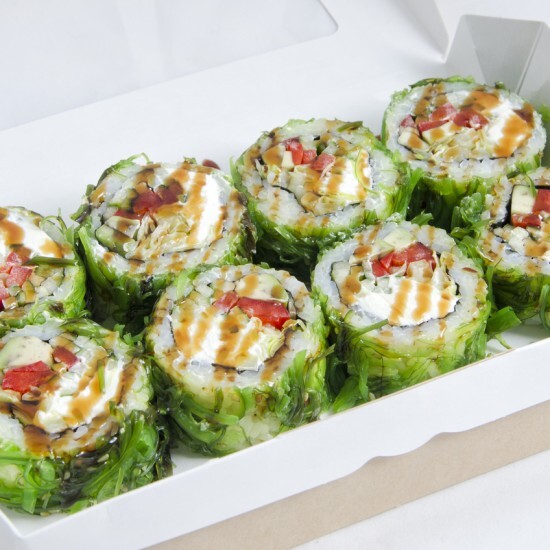 Овощной ролл с чуккой