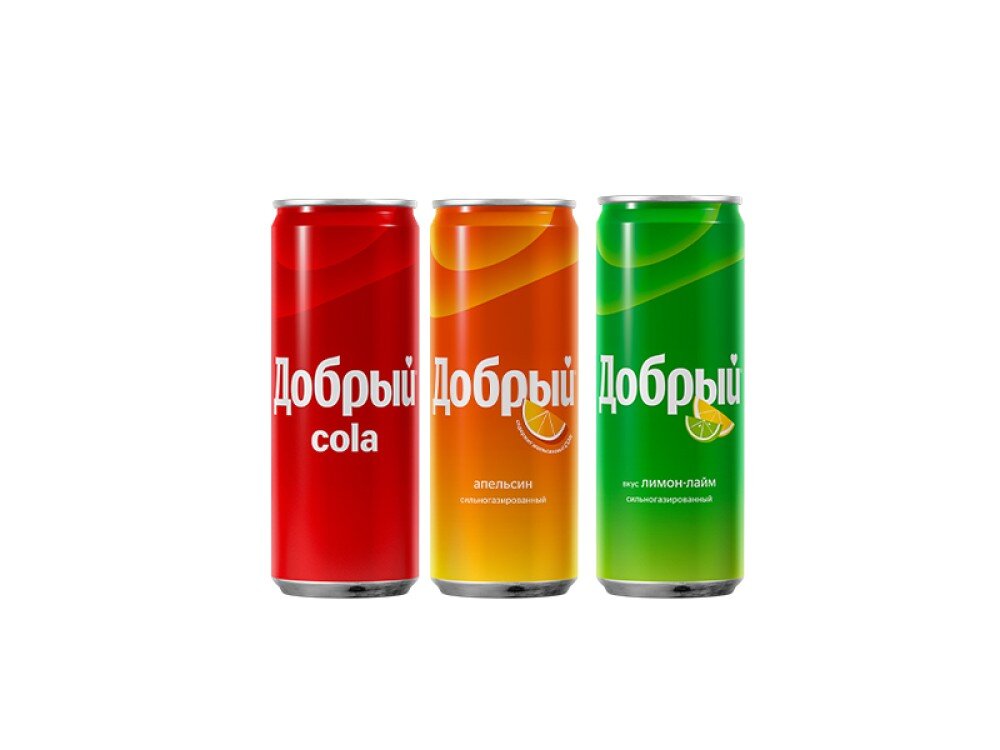 Напиток Добрый газированный 0,33 л.