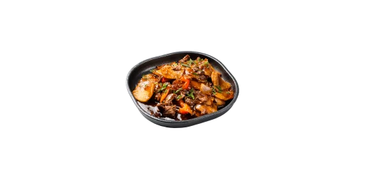 Мясо по-китайски с картофелем и овощами
