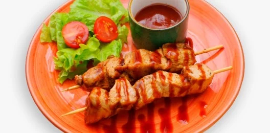 Мини шашлычки из цыпленка