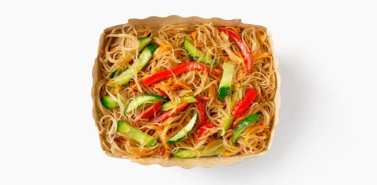 Фунчоза с овощами