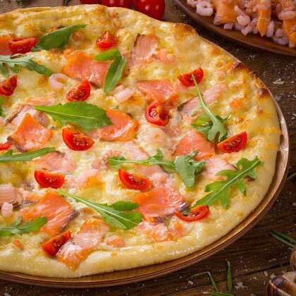 Морская пицца