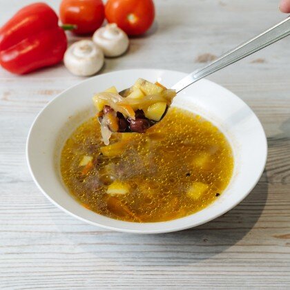 Суп фасолевый