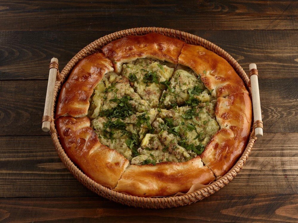 Кубдари с говядиной