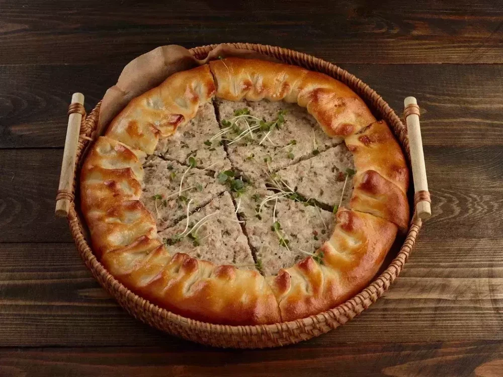 Кубдари с курицей