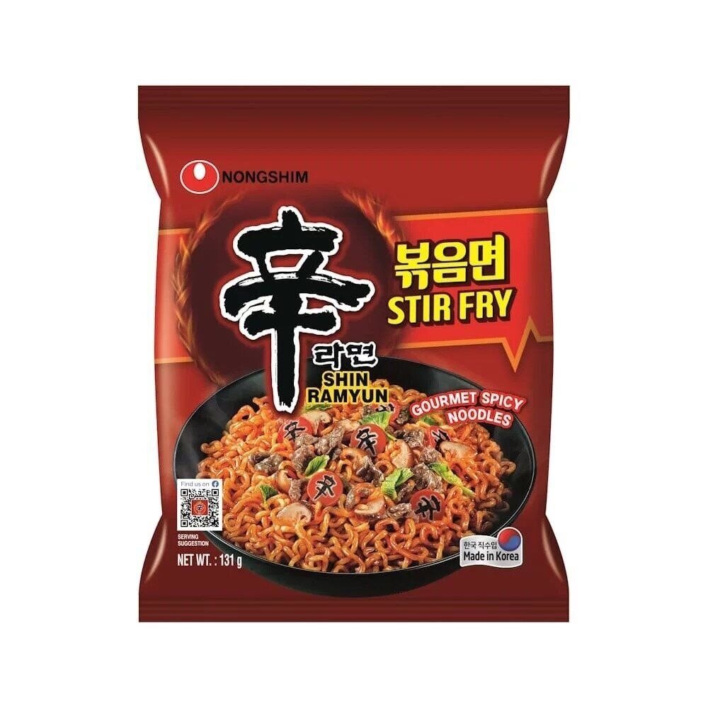 Корейская жареная острая лапша "Shin Ramyun Stir Fry"