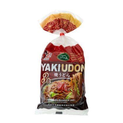 Японский Яки-удон с острым соусом. На 3 больших порции!