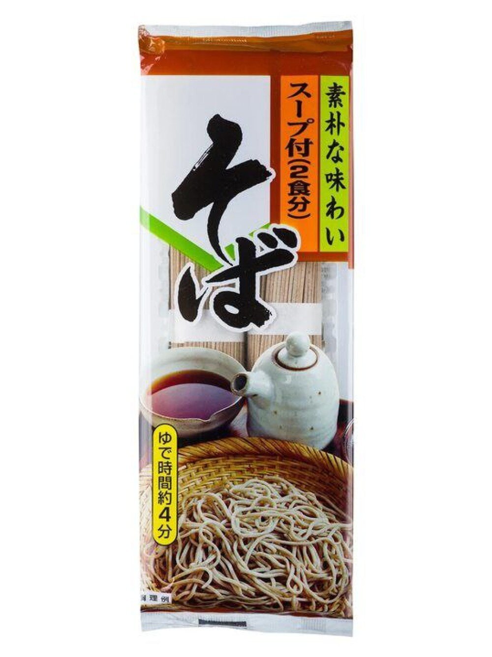 Японская гречневая лапша Соба с соусом SUNAOSHI