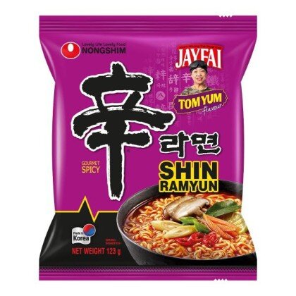 Корейская острая лапша Том Ям Shin Ramyun TomYum Flavor.