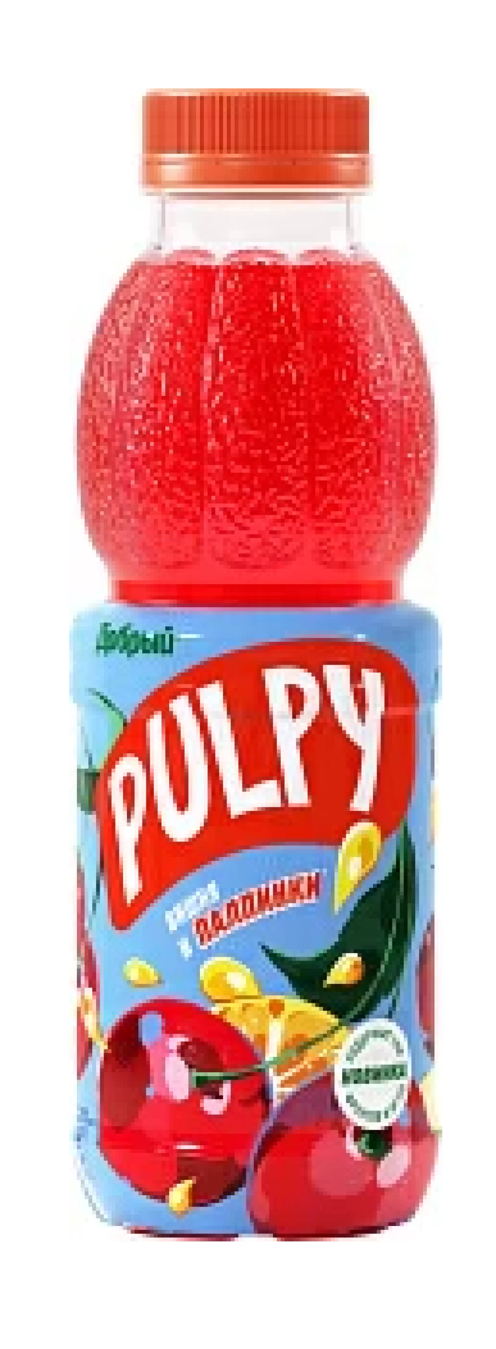 Напиток сокосодержащий ДОБРЫЙ "Pulpy" яблоко, черноплодная  рябина и вишня 0.45 л