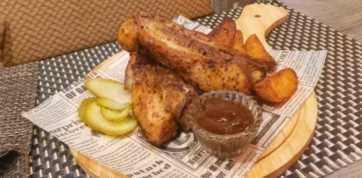 Свиные ребрышки BBQ