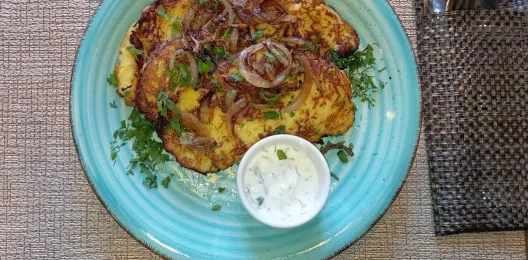 Драники с луком