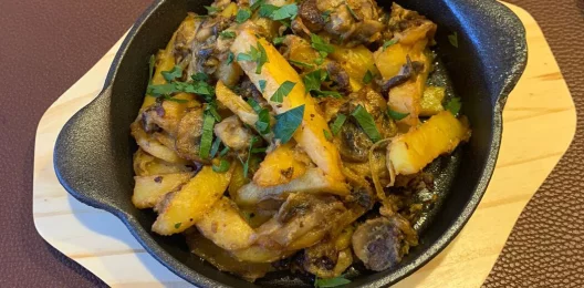 Скоблянка с картошкой и грибами
