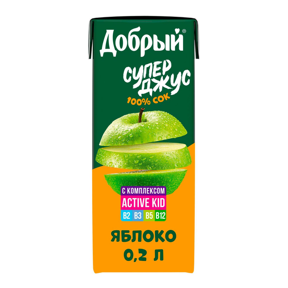 0.2л Сок Добрый Яблоко