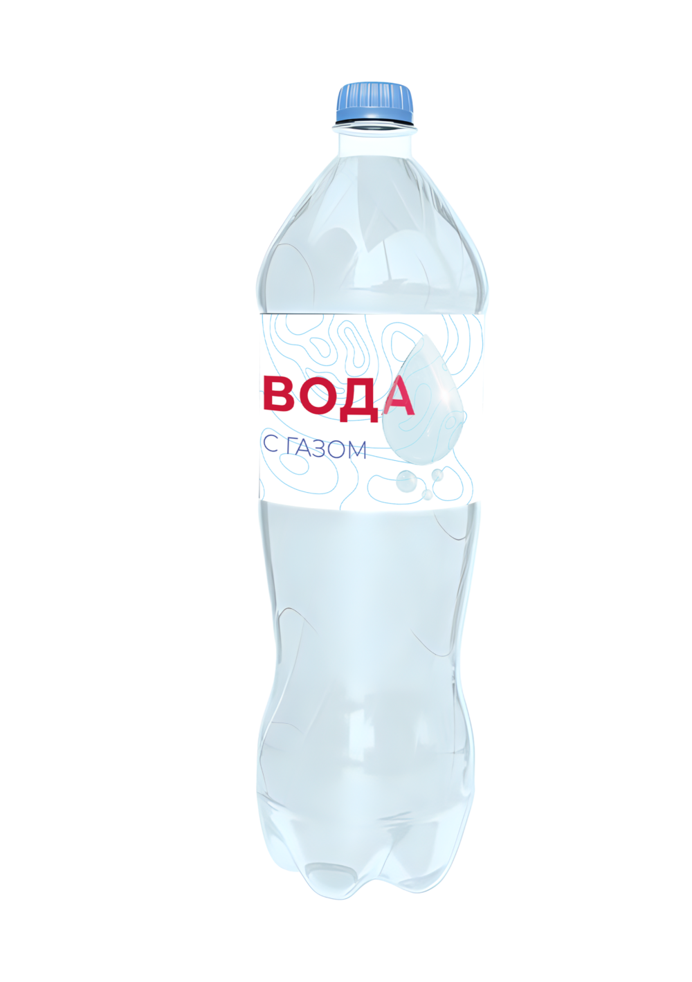 Вода Демид.родник с газом 1 л