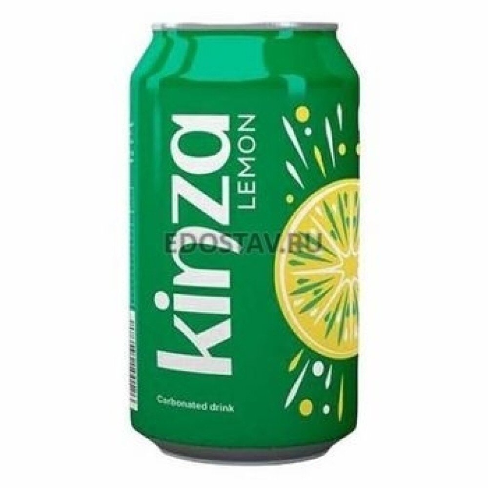 Kinza лимон без сахара 0,33мл