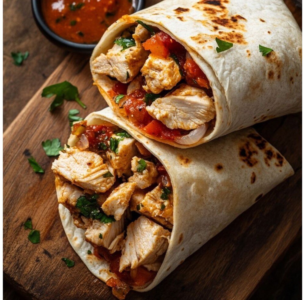 Шашлык из курочки в лаваше