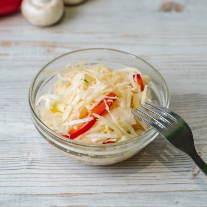 Маринованная капуста с перцем по-смоленски