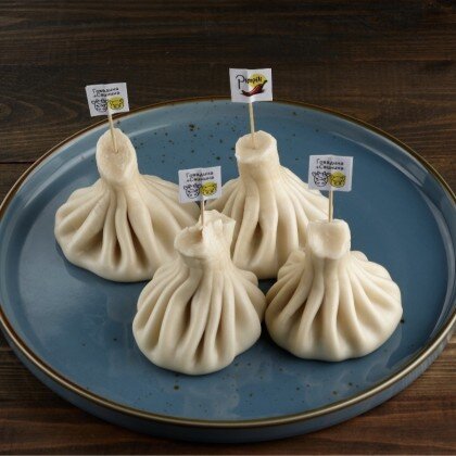 Хинкали с говядиной и свининой 1 шт