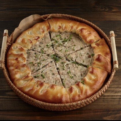 Кубдари с курицей