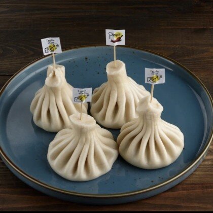 Хинкали с сыром и грибами 1 шт