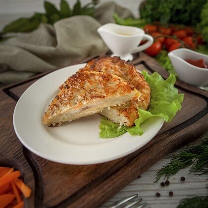 Филе тиляпии в шубке