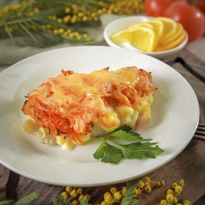 Рыбка по царски (из филе тиляпии)