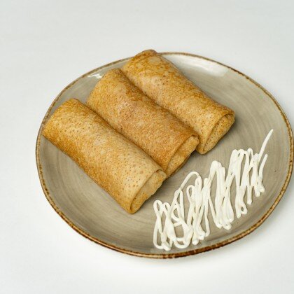 Блины с творогом