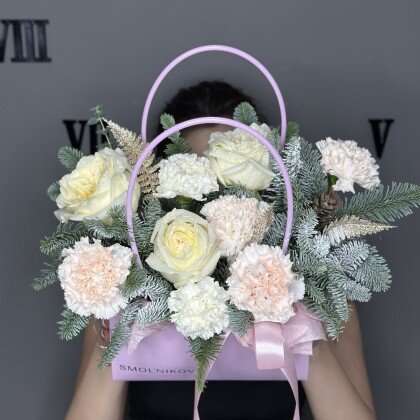 Сумочка с нобилисом и цветами