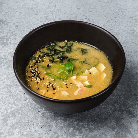 Мисо-суп с лососем