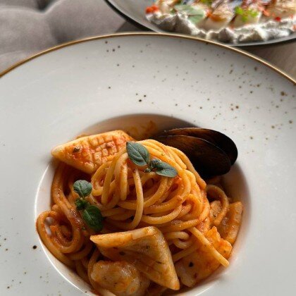 Паста с морепродуктами