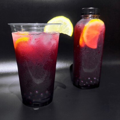 Бабл-ти «Черника-лаванда»