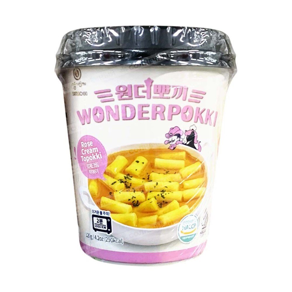 Токпокки (корейские рисовые клецки) со сливочным соусом Rose Wonderpokki