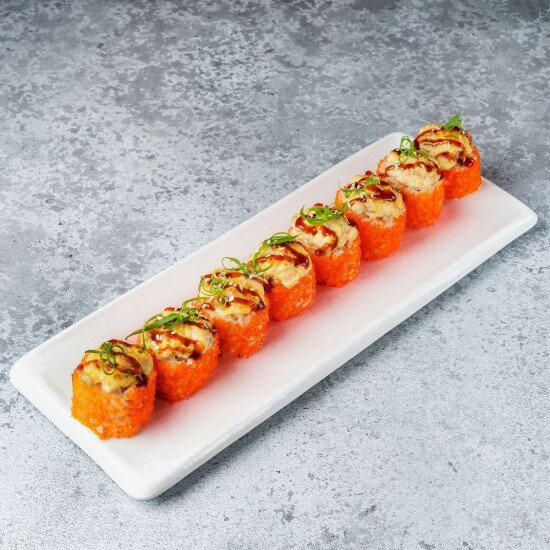 Запечённый ролл "Сырный лосось"