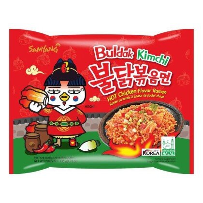 Лапша Buldak со вкусом курицы и кимчи