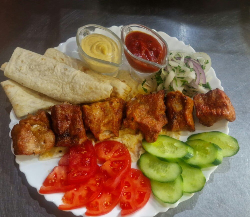 Шашлык из свиной шеи