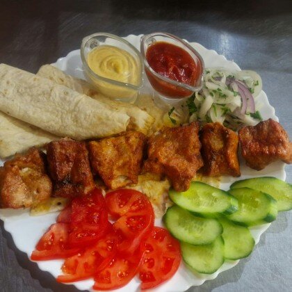 Шашлык из свиной шеи