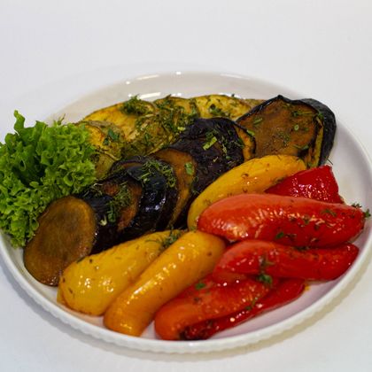 Овощи запеченые на мангале