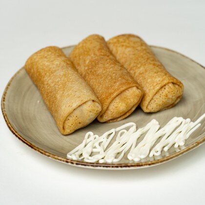 Блины с мясом