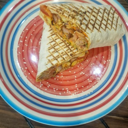 Шаурма со свининой на мангале