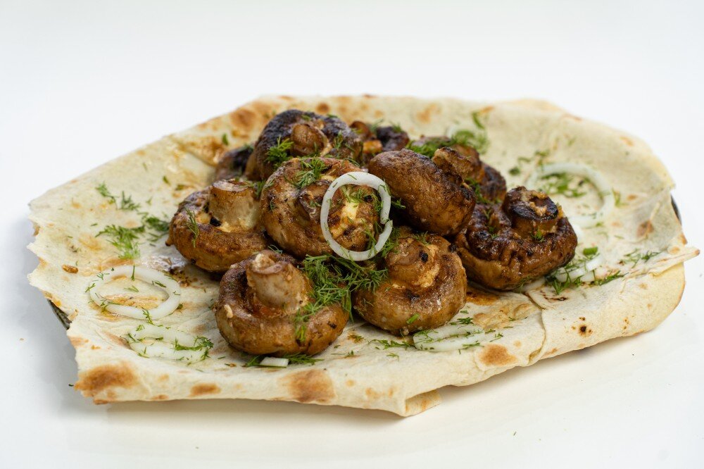 Грибы Шампиньоны мангал