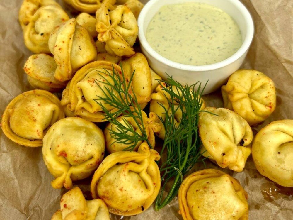 Пельмешки жареные